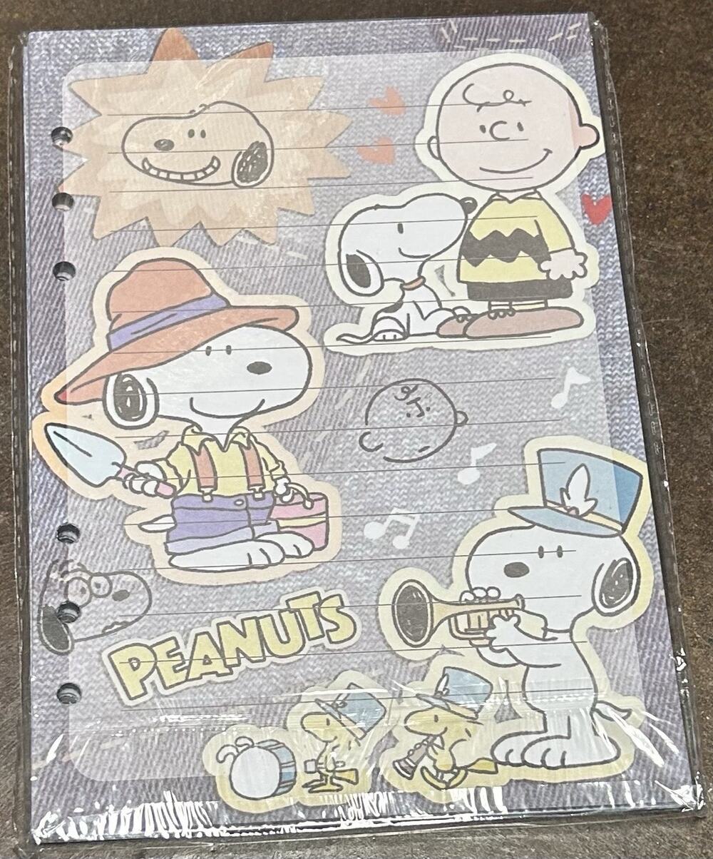 Snoopy Size A5 Refill Paper (50 Sheets)